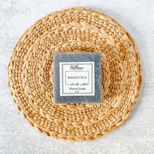 Woodstock Shave Soap - Safe for Sensitive Skin