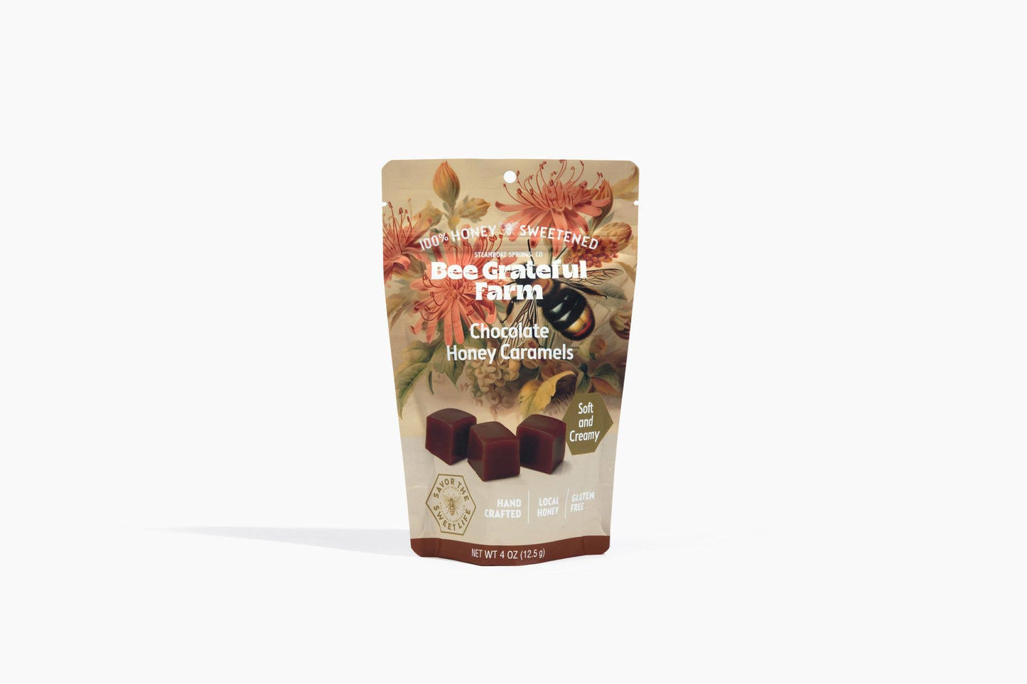 Assortment case 100% Honey Sweetened Caramels