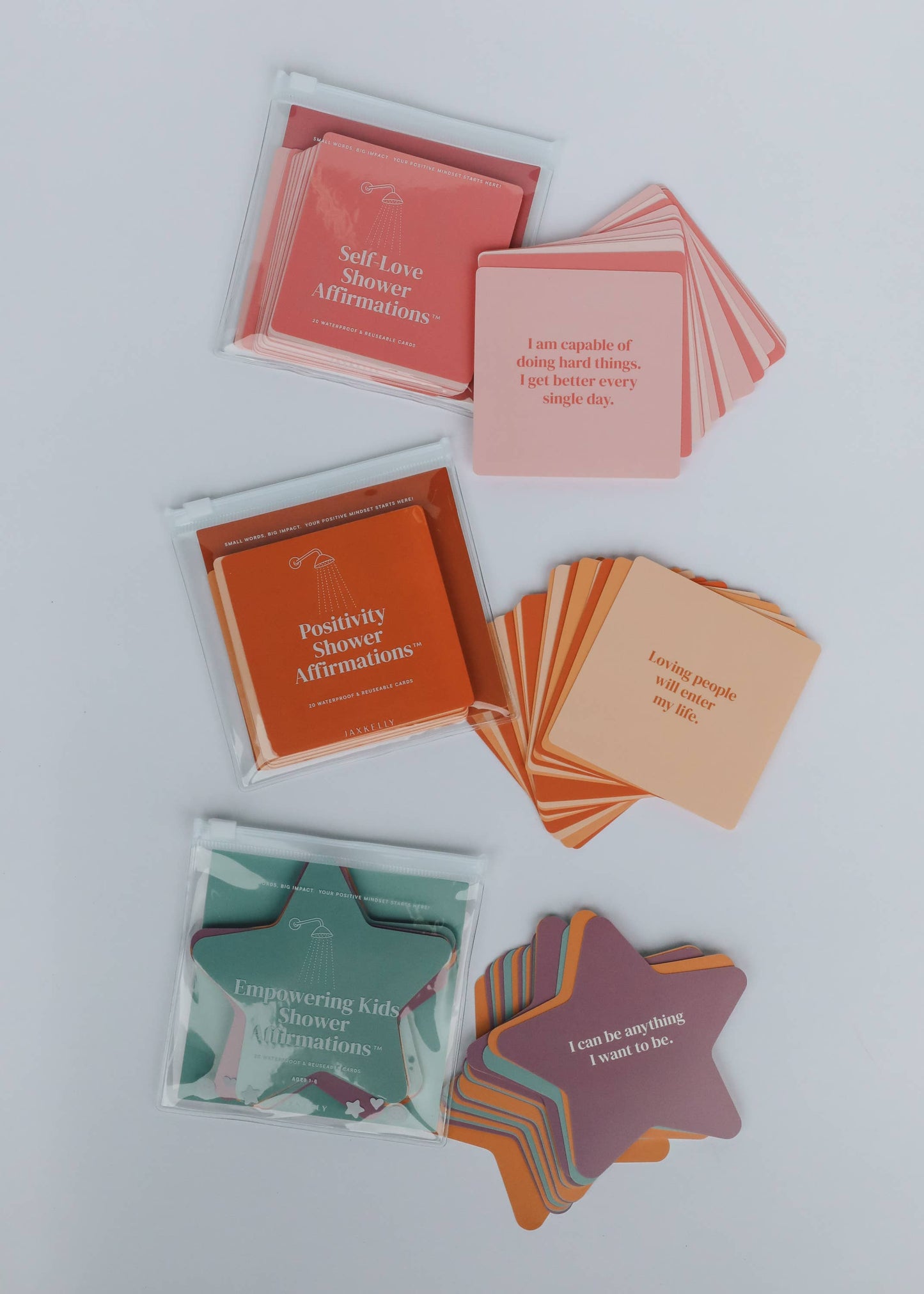 Shower Affirmation™ Cards - Kids