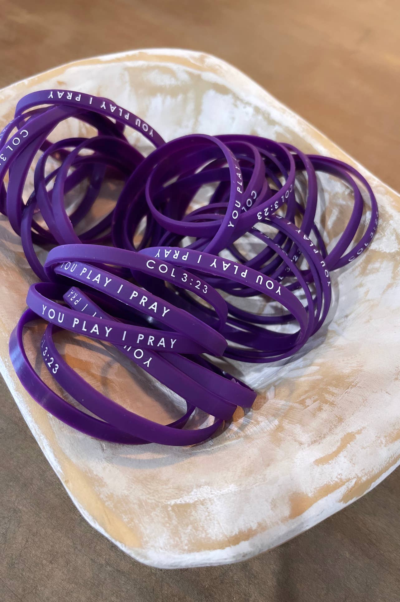  Blue Team Spirit Bracelets Adult
