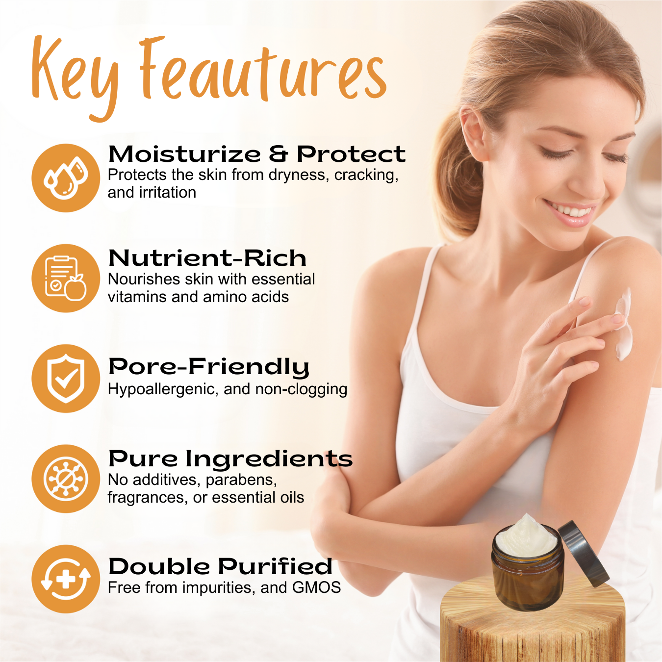 Tallow, Castor, & Frankincense Skin Balm