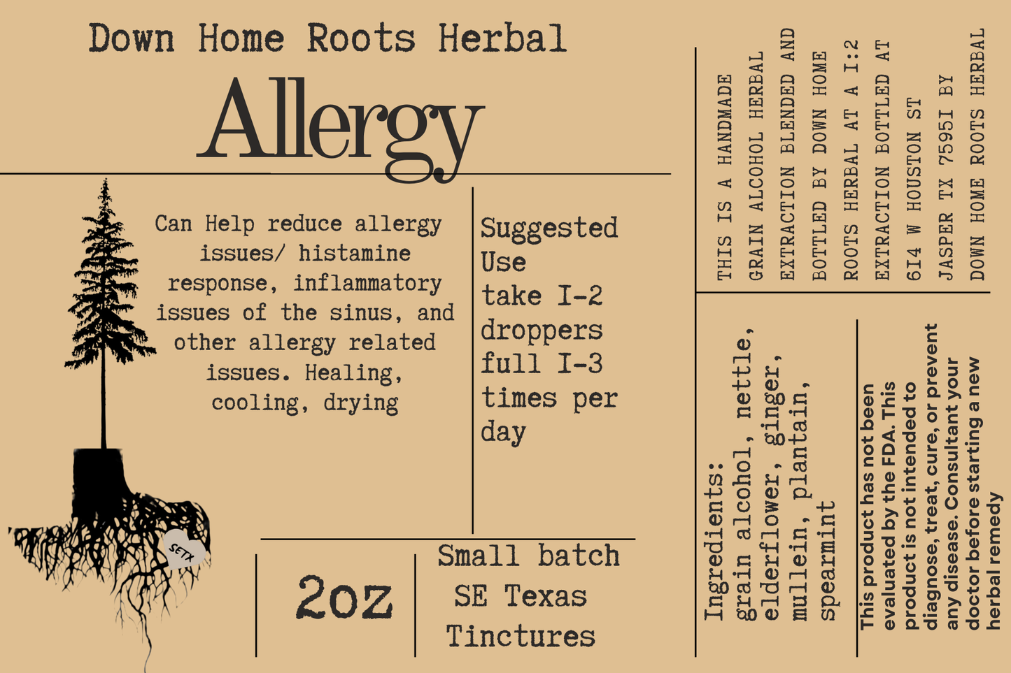 Allergy Relief Tincture