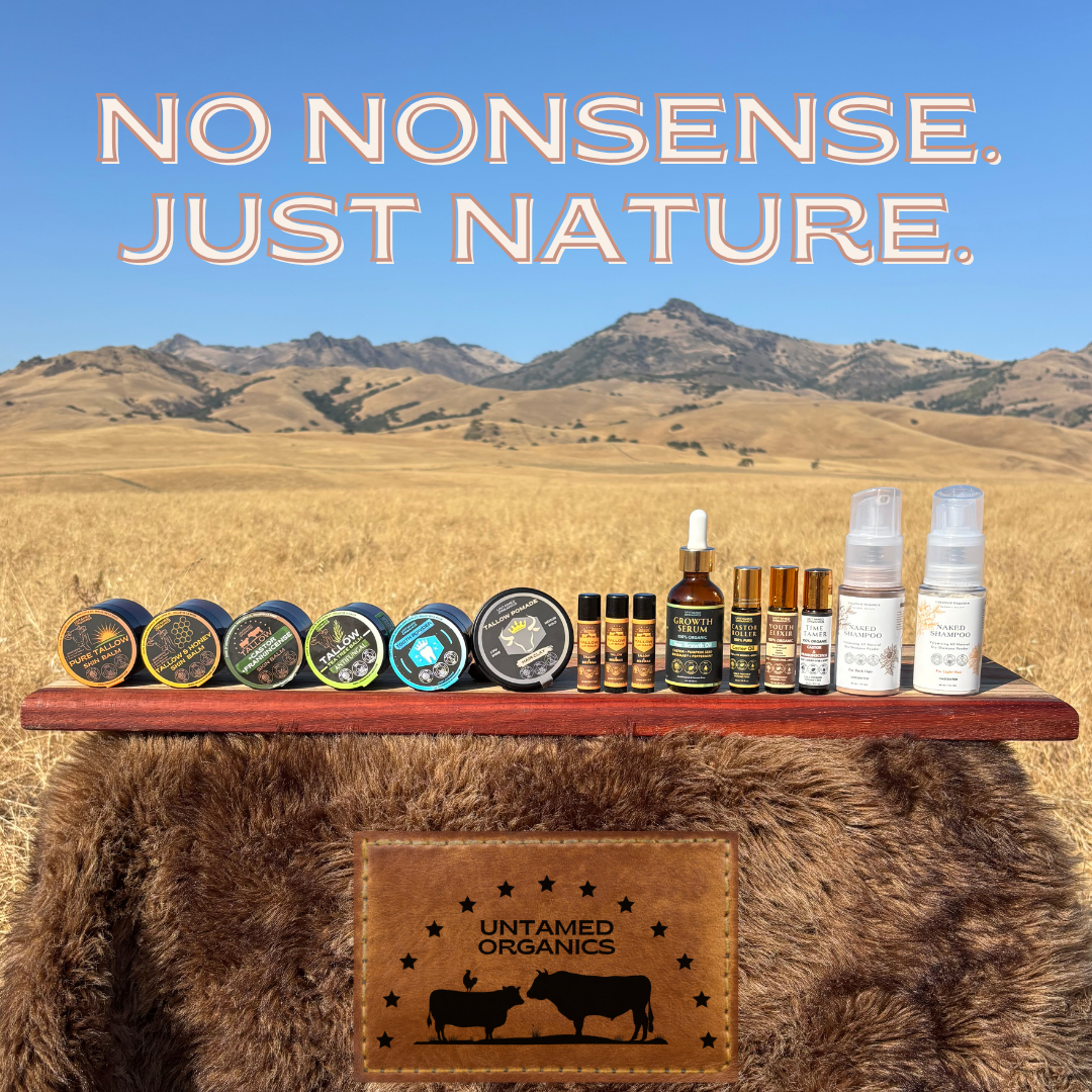 Gras-Fed Tallow Hair Clay Pomade | 2 oz Metal Can