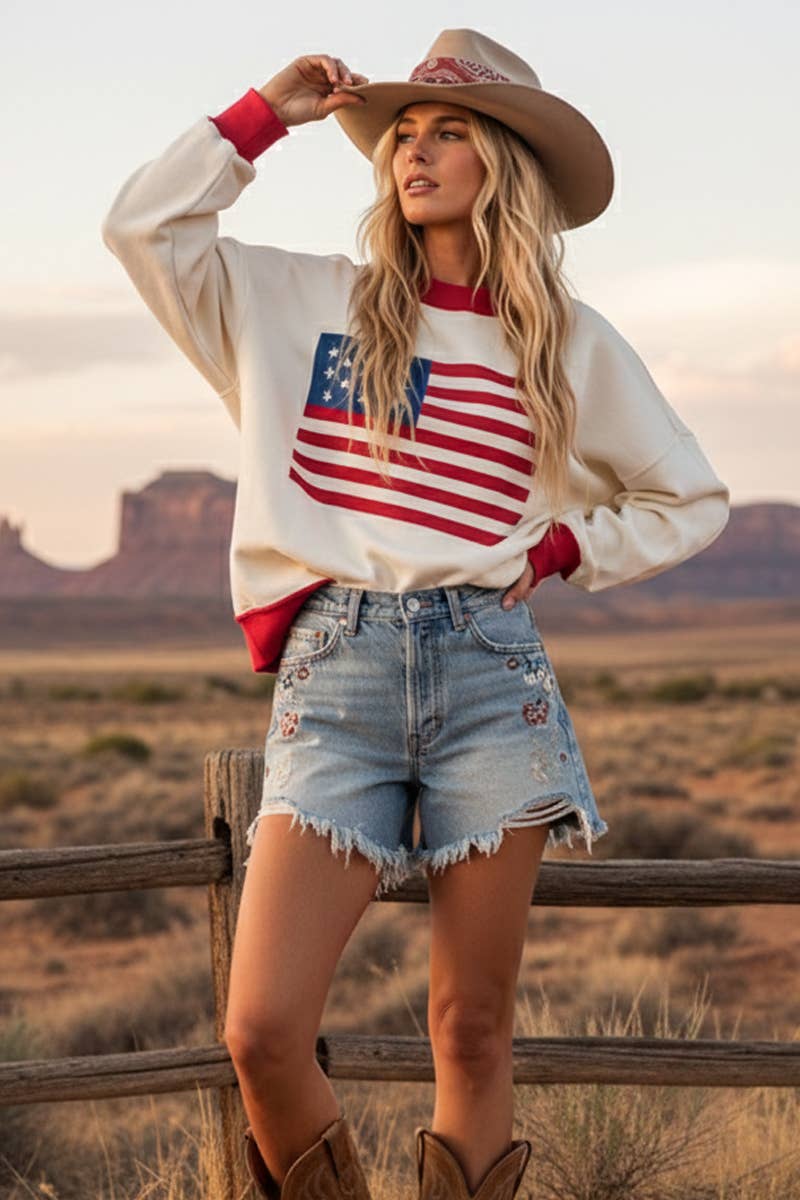 Patriot Relaxed Fit Sweater