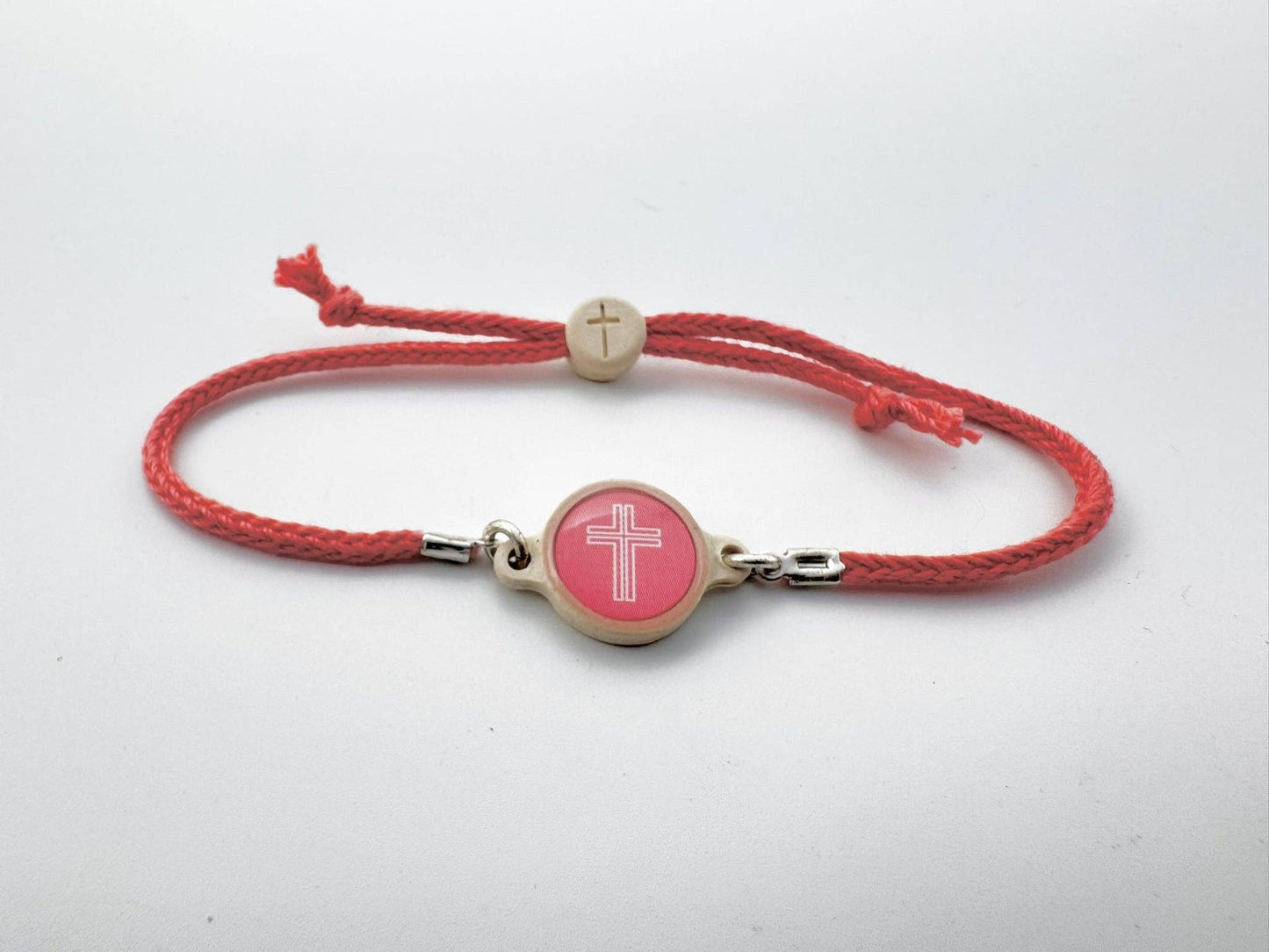 Tap To Pray™ - Survivor Series Handmade Bracelets: Amethyst + Cross