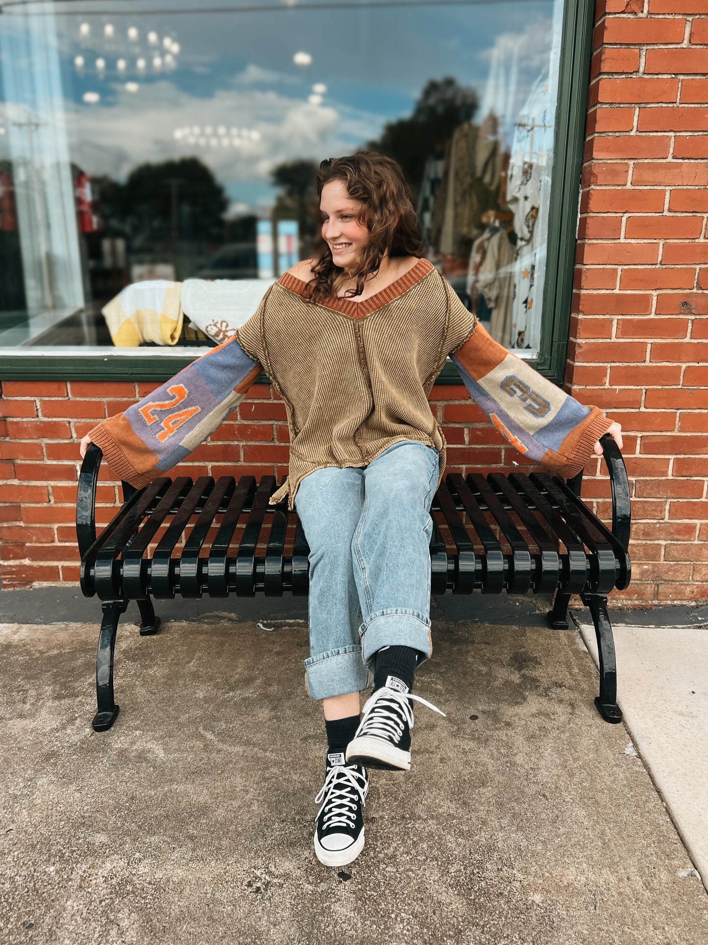 Boys of Fall Waffle Knit Sweater