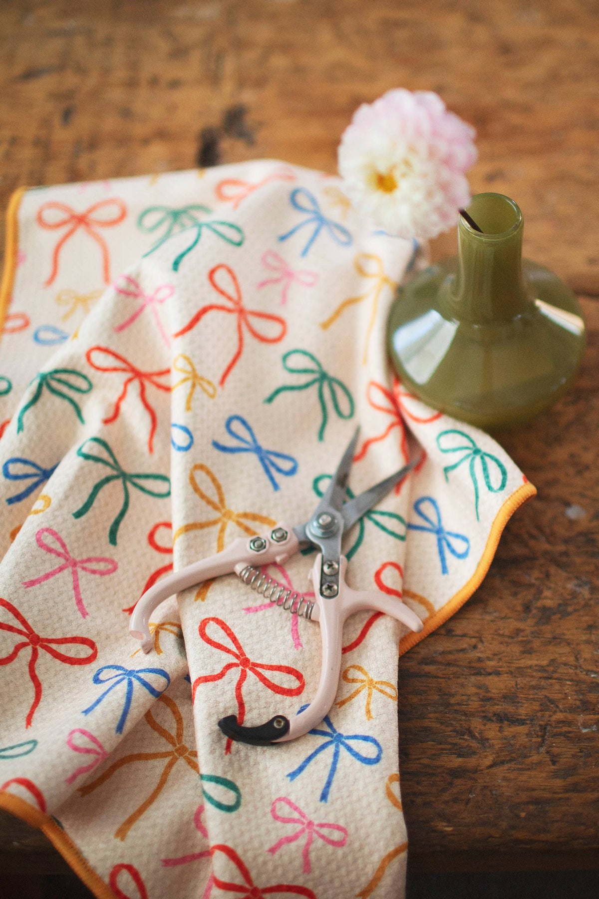 Kitchen Tea Towel Quick Dry | Christmas Bows