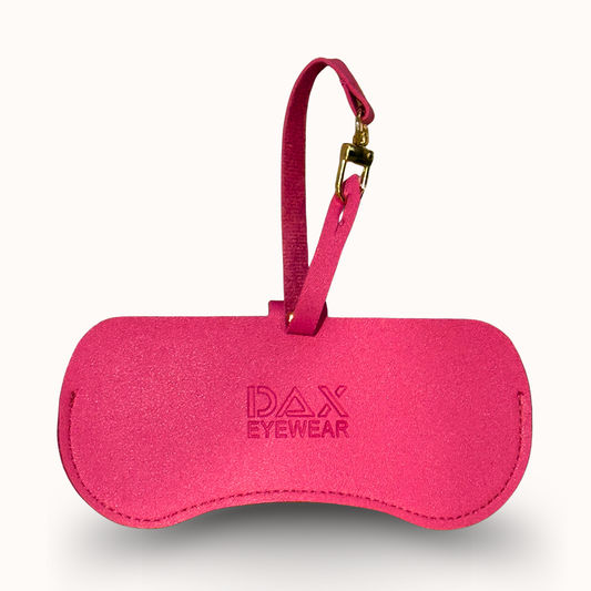 Eyewear Clutch in Hot Pink