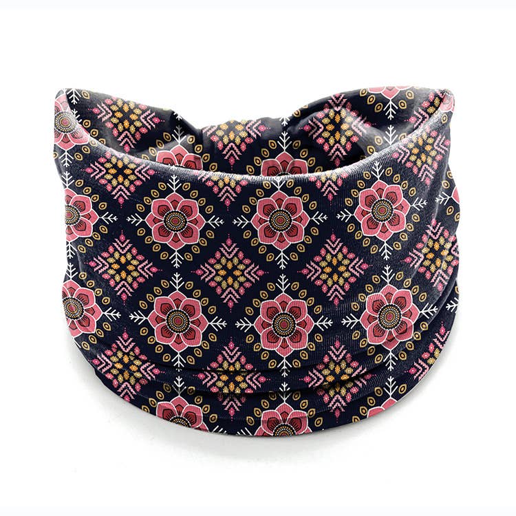 Midnight Pink Bohemian Headband