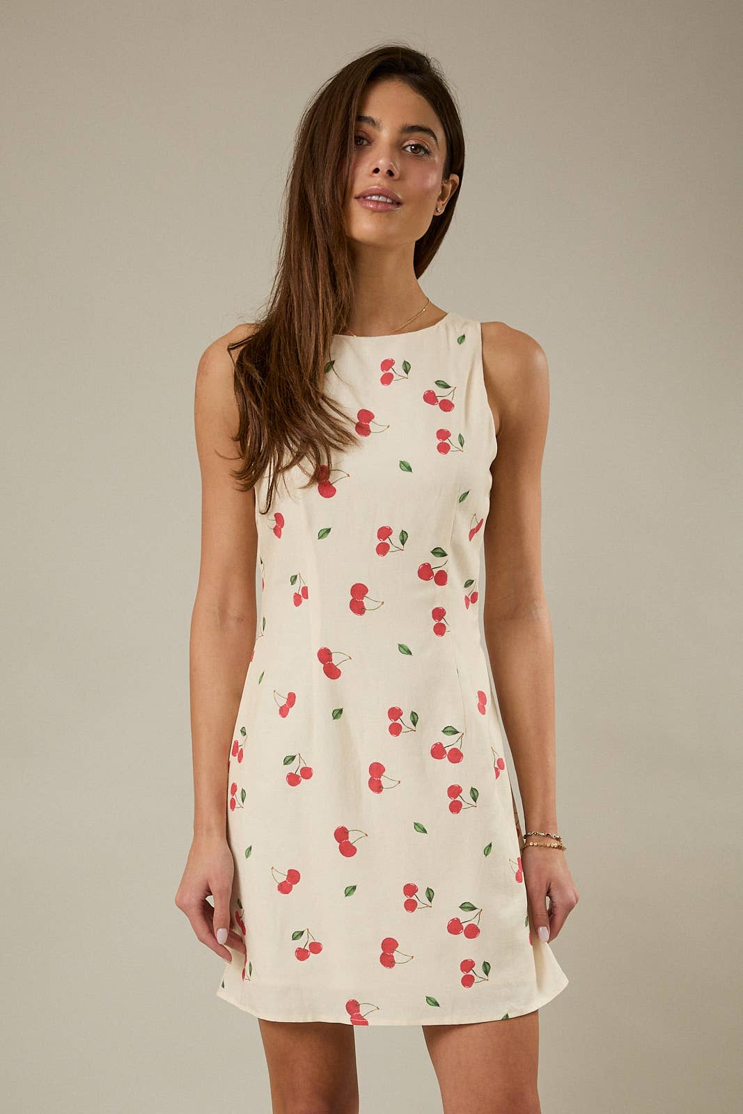 Cherry Sundae Sleeveless Dress
