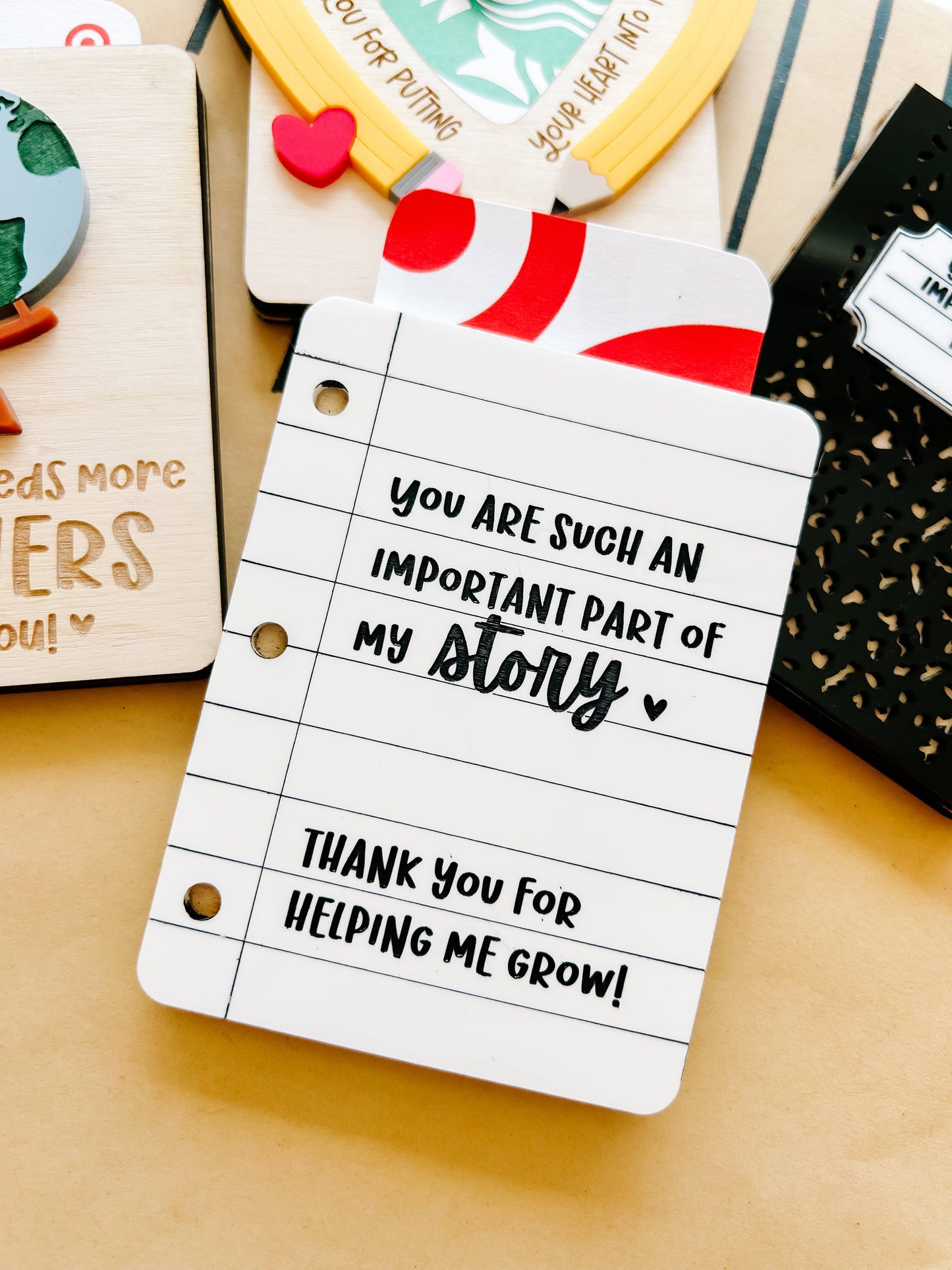 Teacher Giftcard Holder: Pencil Heart
