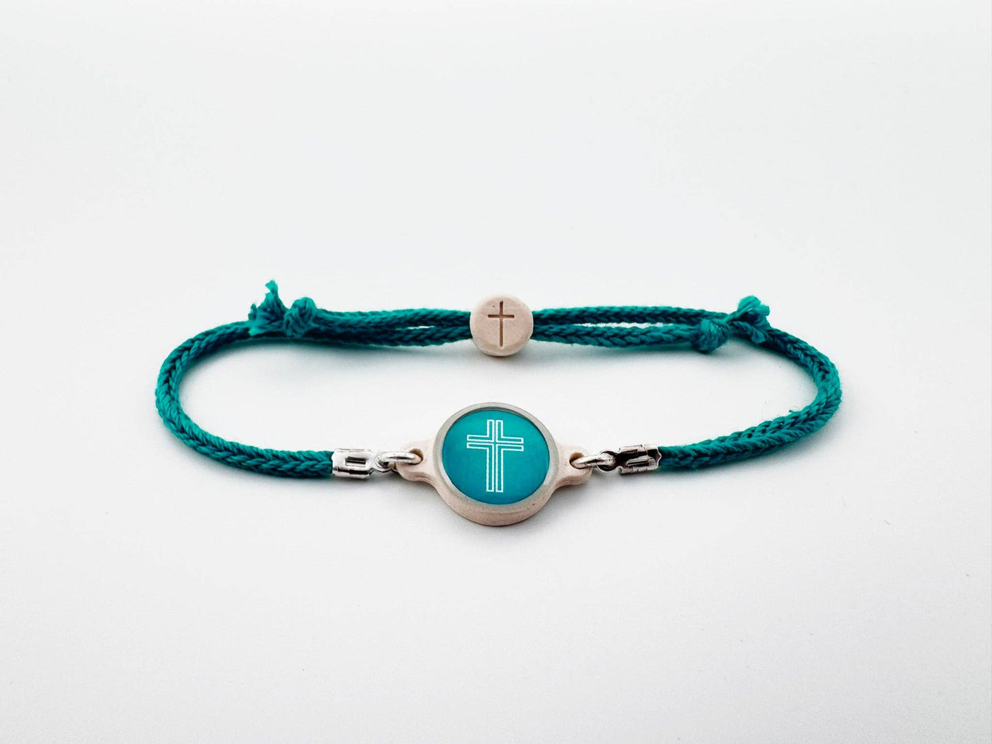 Tap To Pray™ - Survivor Series Handmade Bracelets: Juniper + Cross