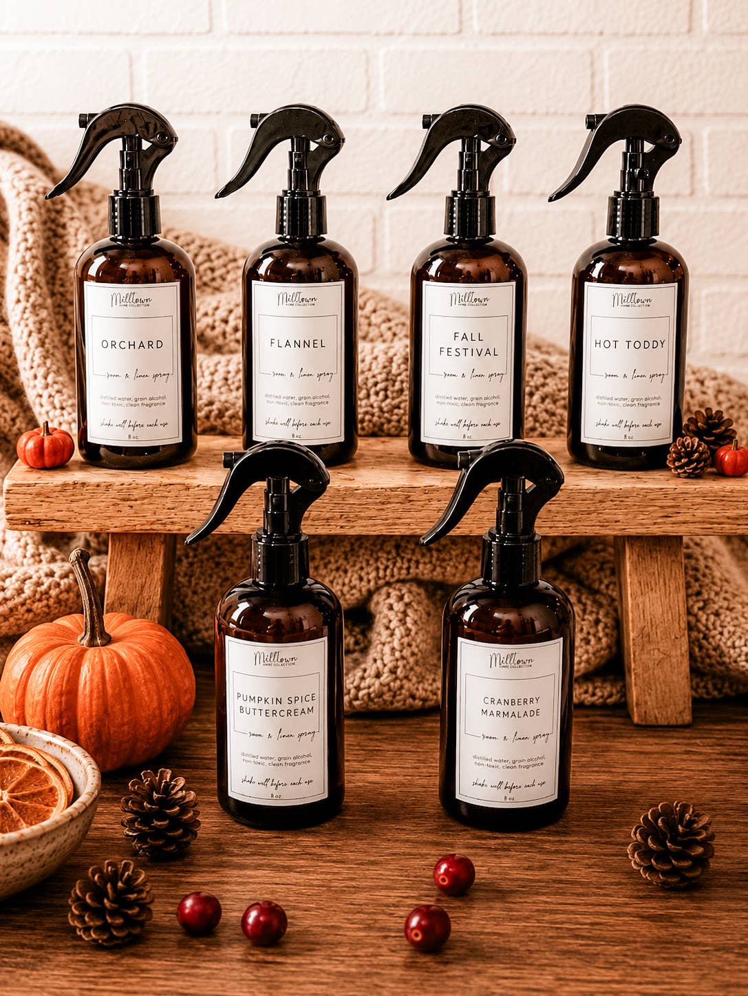 Harvest Home Room & Linen Spray | Non-Toxic & Long-Lasting : Hot Toddy