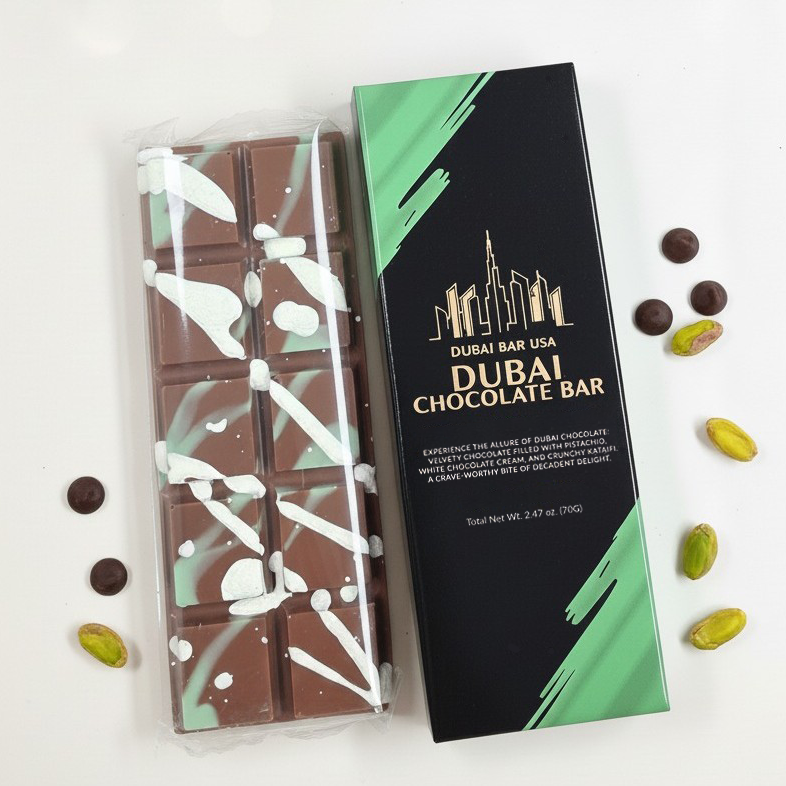 Dubai Chocolate Bar – Pistachio