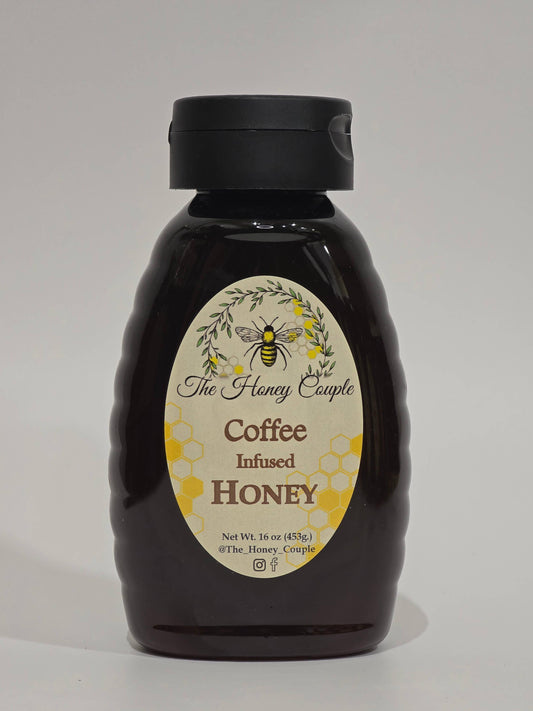 Coffee Infused Honey: 16oz