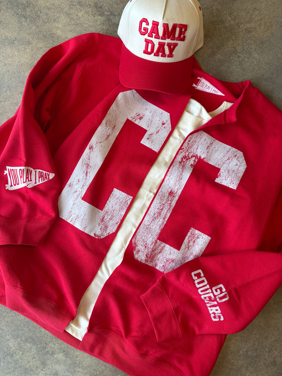Custom #1 Fan™ | Gameday Cardigan | Football Mom Sweatshirt: M