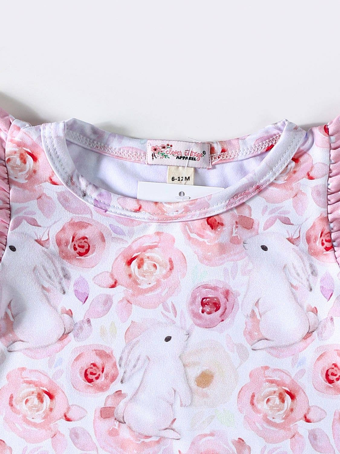 Bunny Blooms Baby Romper Easter