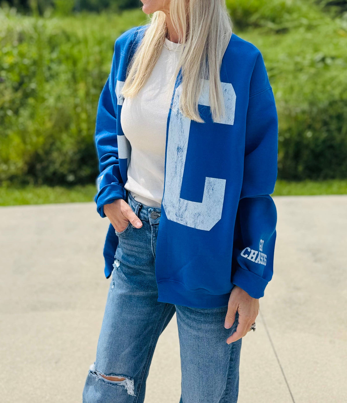 Custom #1 Fan™ | Gameday Cardigan | Football Mom Sweatshirt: 3XL