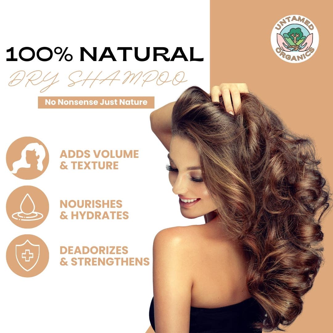 All Natural Dry Shampoo Powder | 2.7 oz: Light