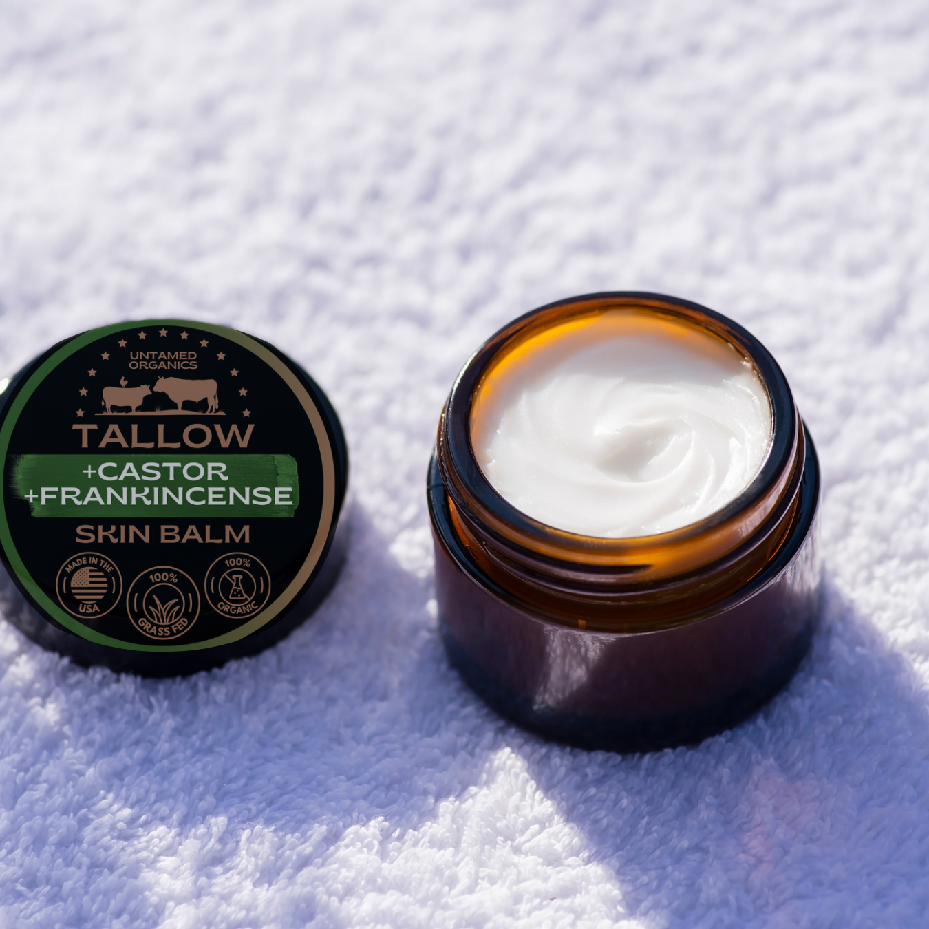Tallow, Castor, & Frankincense Skin Balm
