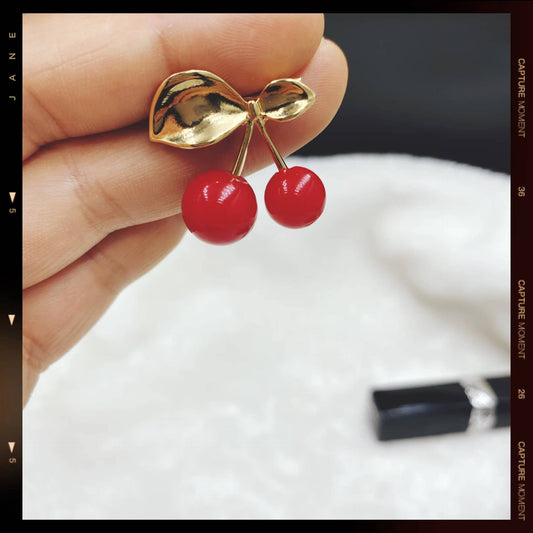Mini Cherry Brooch
