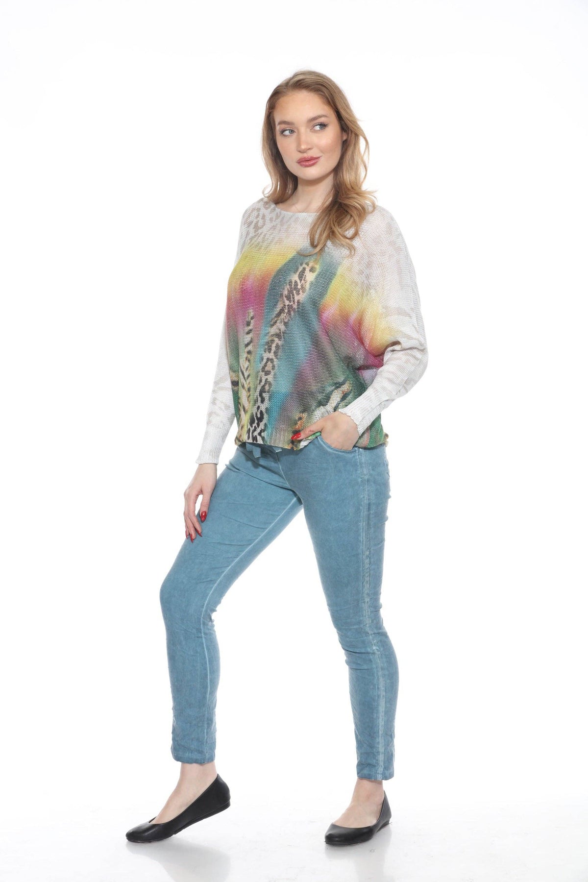 Ribbon Stretch Pants: Black / One Size (2-14)