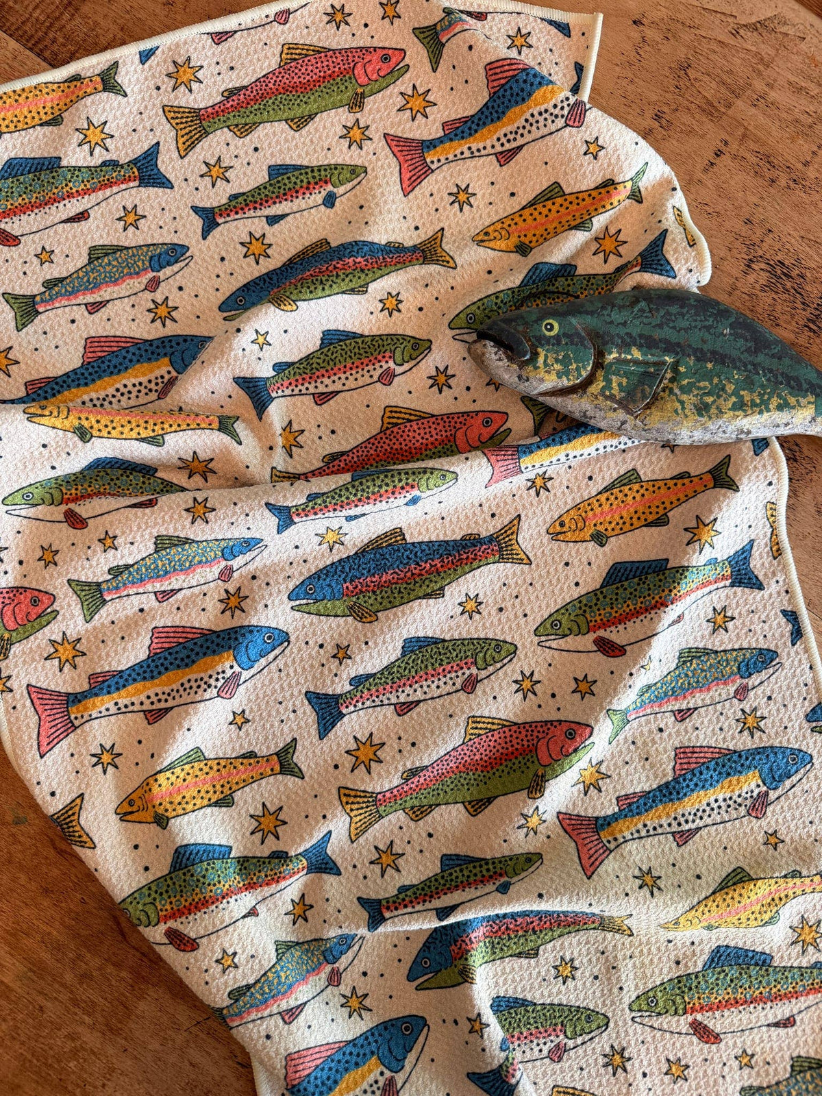 Kitchen Tea Towel Quick Dry | River Trout