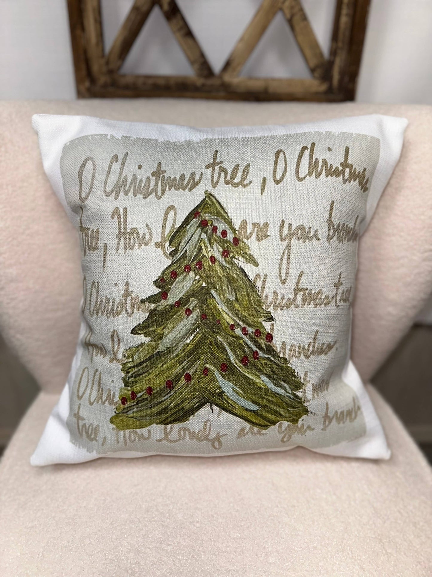 O' Christmas Tree Pillow