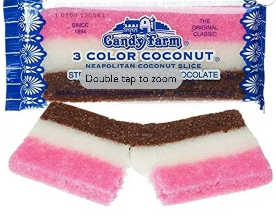 Nostalgic 1894 Original Candy Farm Coconut 🥥Slices 24ct Box