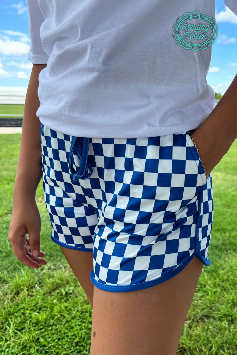Pep Rally Shorts Ironmen Blue