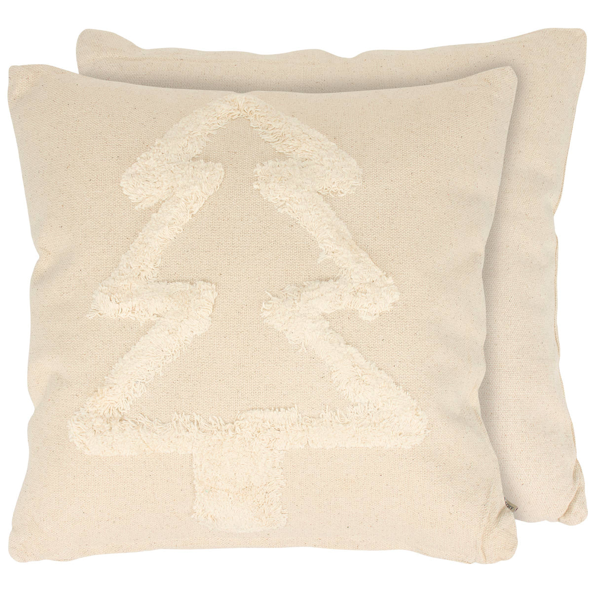 Tufted Christmas Tree Pillow