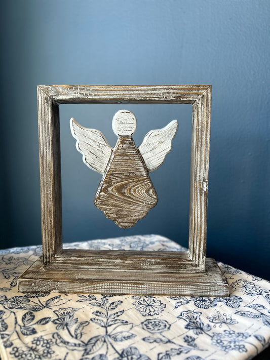 Floating Angel Display - Lanes Woodworking