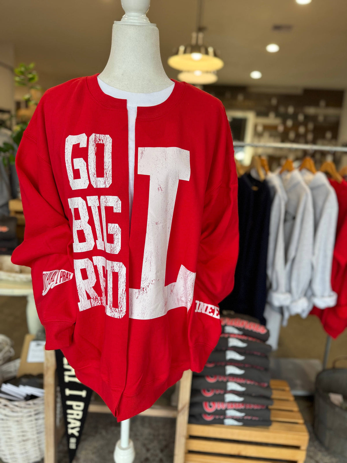 Custom #1 Fan™ | Gameday Cardigan | Football Mom Sweatshirt: L