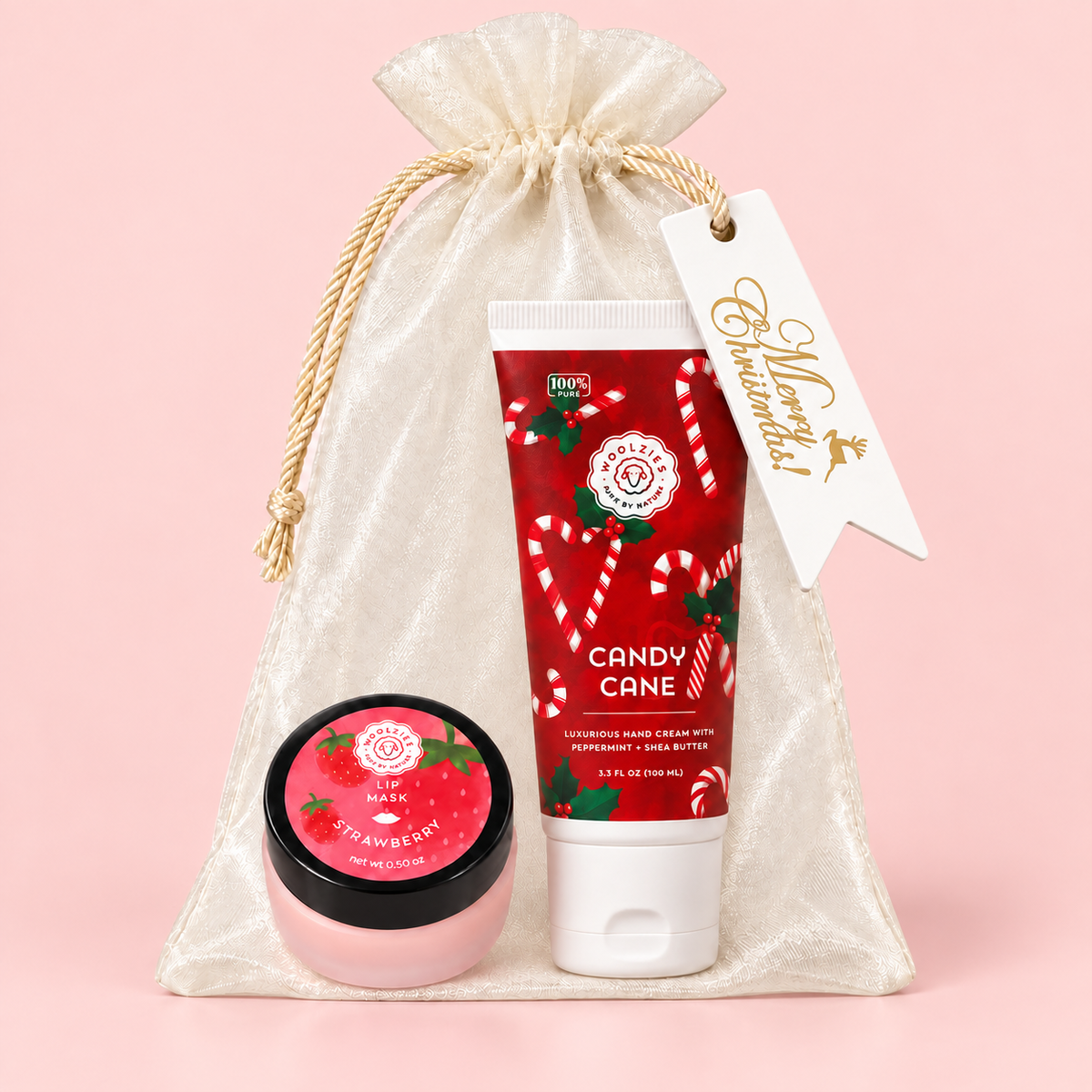 Christmas Stocking Stuffer – Hand Cream + Lip Mask, Assorted