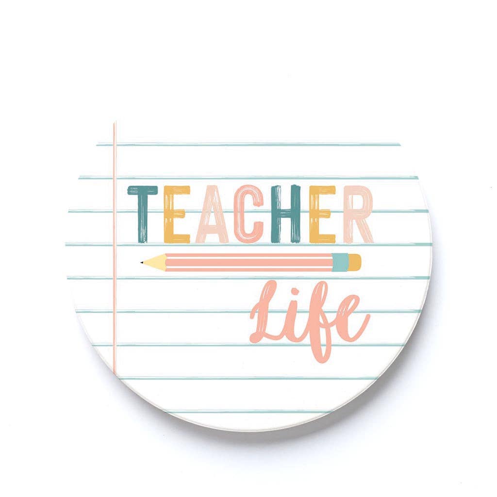Teacher Life Car Coaster
