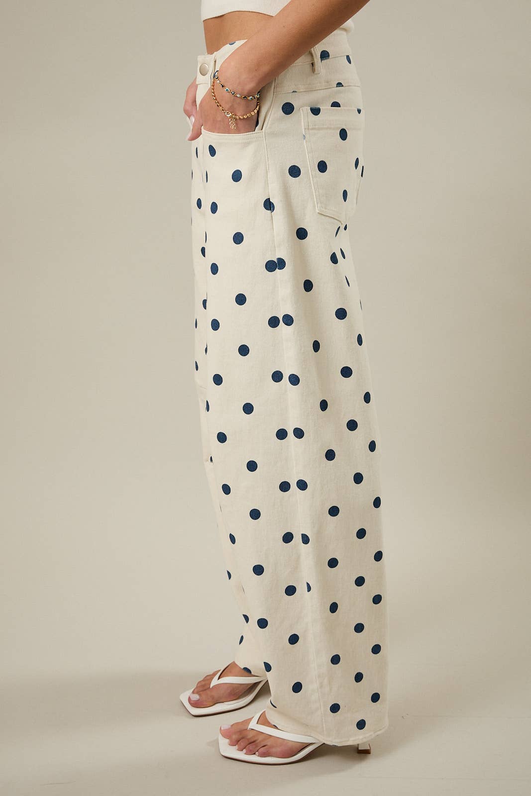 Sweet Spot Barrel Pants - Blue
