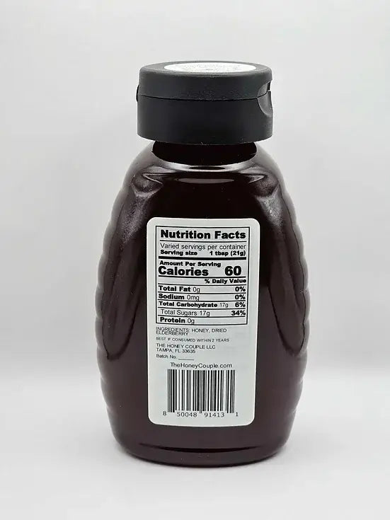 Elderberry Infused Honey: 16oz
