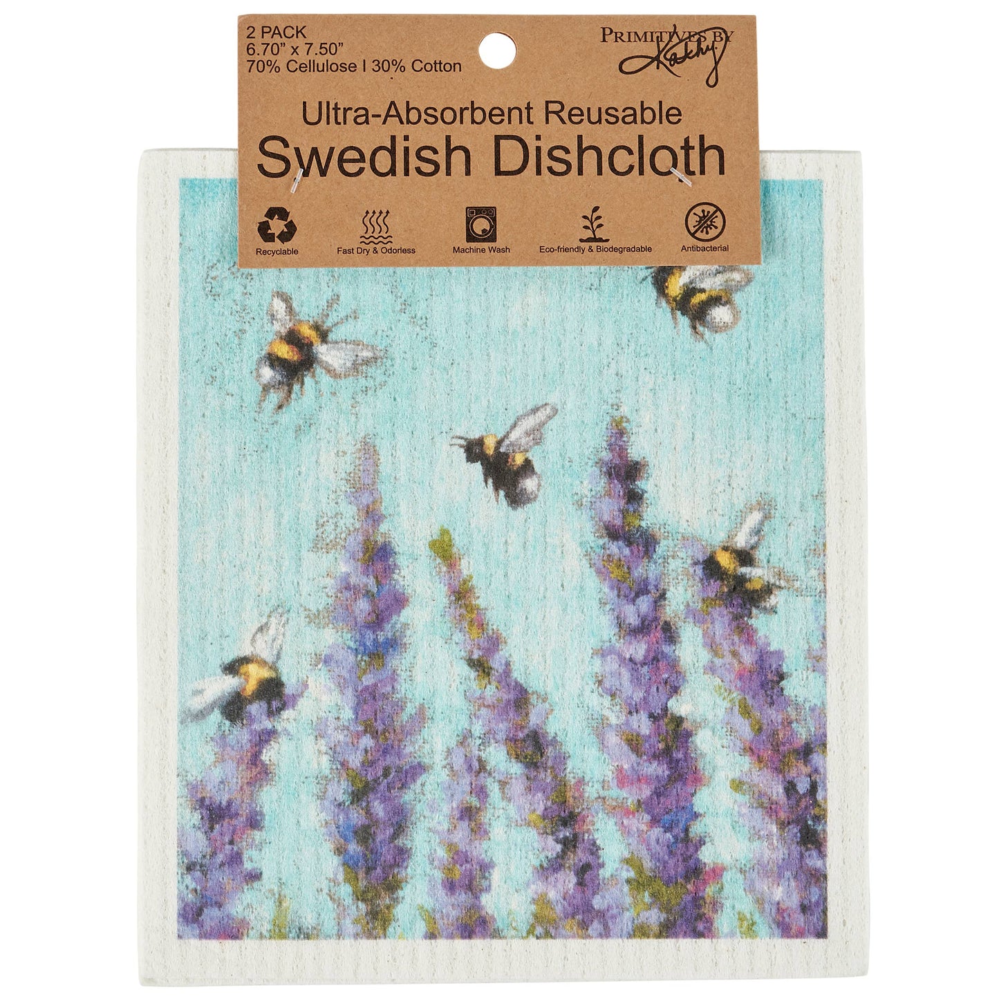 Flowers Swedish Dishcloth Set
