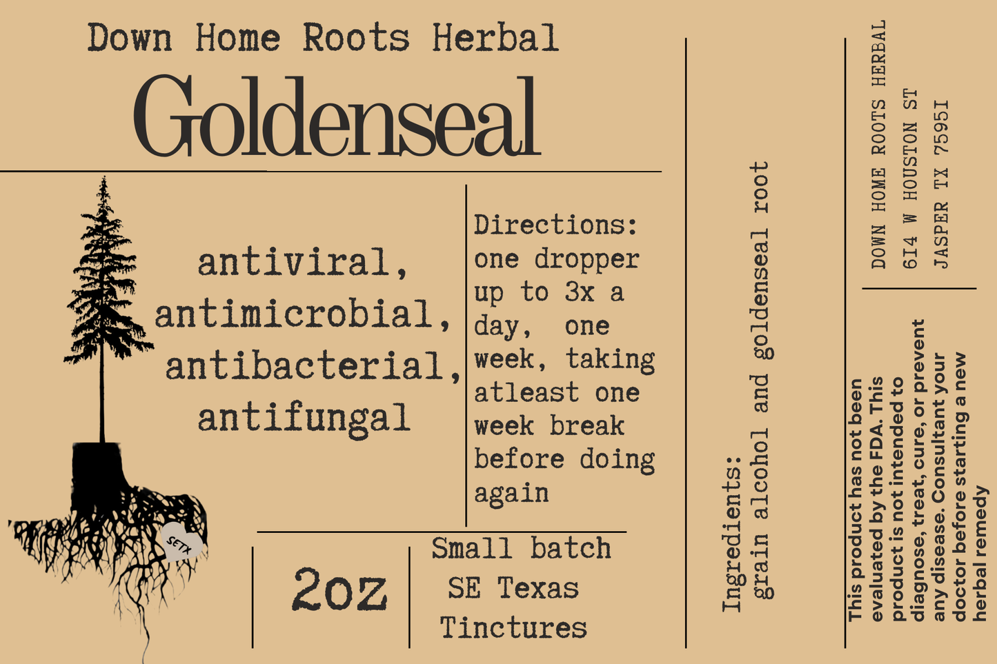 Goldenseal Tincture