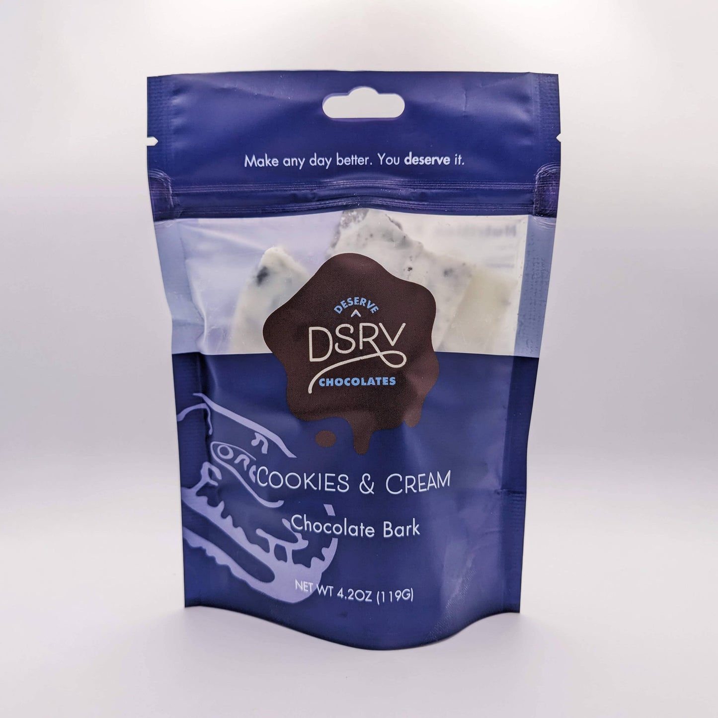 Cookies & Cream Chocolate Bark - 4.2oz Bag