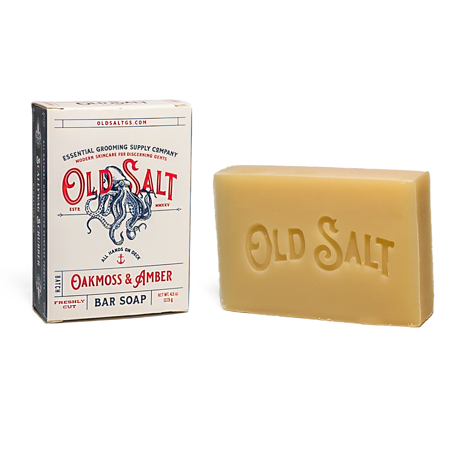 Oakmoss + Amber Bar Soap: Naked 4.5 oz
