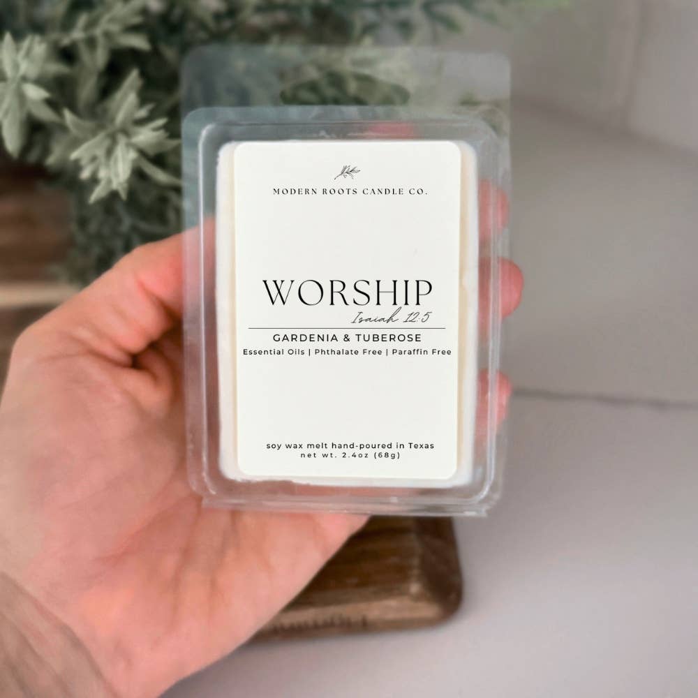 Worship | Gardenia & Tuberose | 2.4 oz. Soy Wax Melt