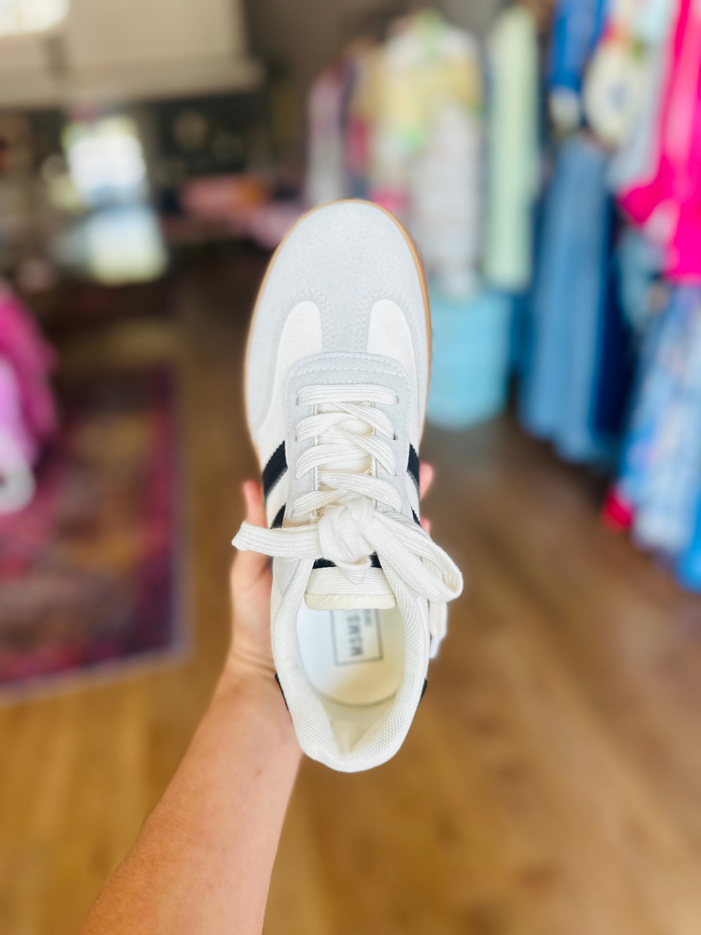 Striped Lace-up Sneakers