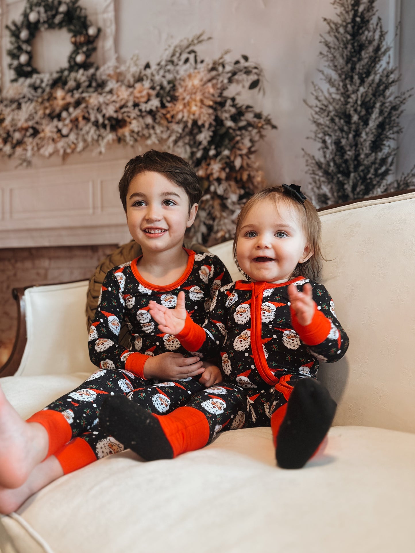2-Piece Bamboo Santa PJ's