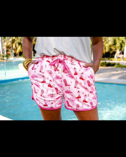 Pink Cowgirl Everyday Shorts