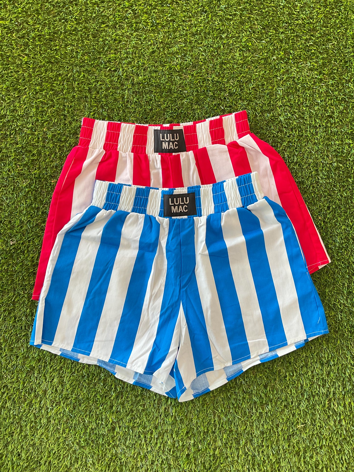 Blue Stripe Boxer Shorts