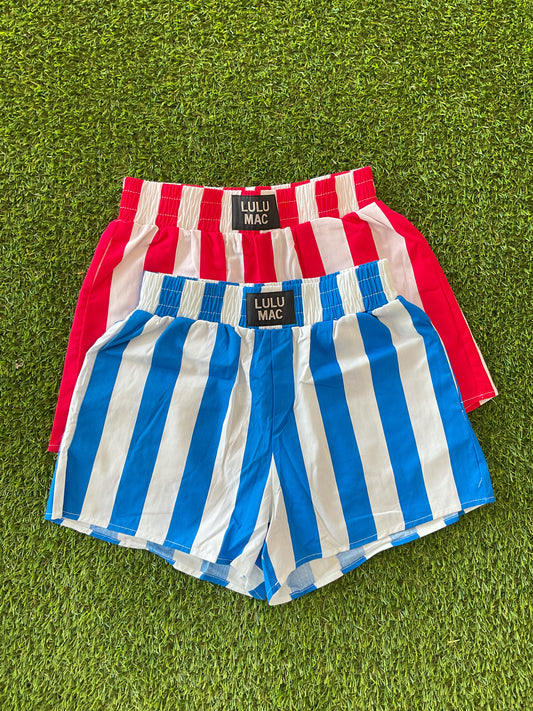 Blue Stripe Boxer Shorts