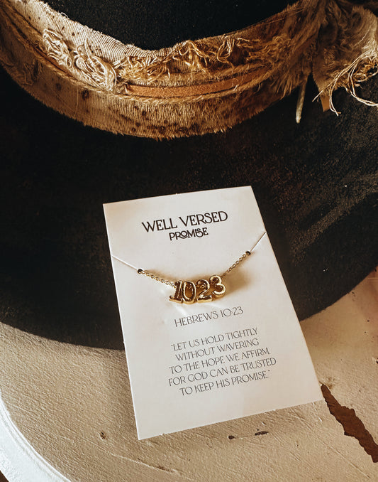 Hebrews 10:23 Necklace