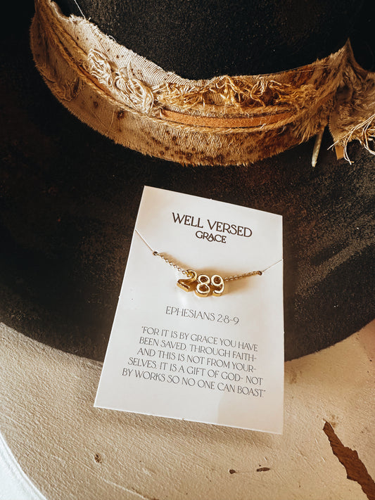 Ephesians 2:8-9 Necklace