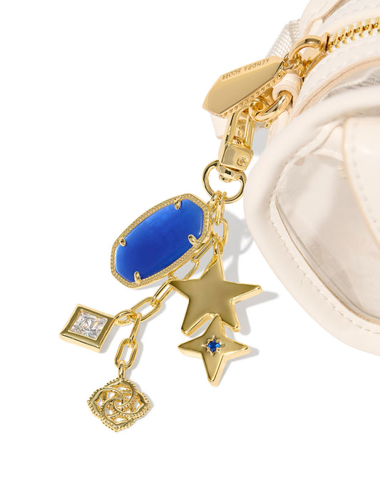 Game Day Bag Charm Blue